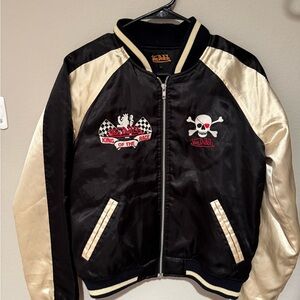Von Dutch satin bomber jacket y2k vintage